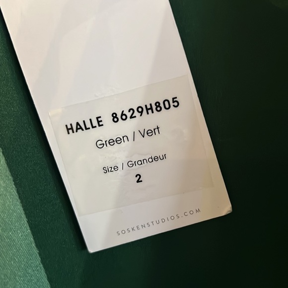 SØSKEN HALLE GREEN- FAUX SUEDE JACKET BNWT SIZE 2 - Picture 11 of 13